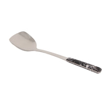Stainless Steel Multi-Tool (Spatula, Ladle and Serving Spoon) - Black Ergonomic Handle