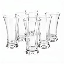 Clear Upright Glassware Set - 6 Piece