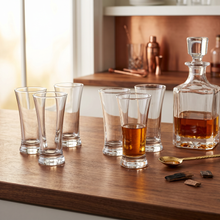 Clear Upright Glassware Set - 6 Piece