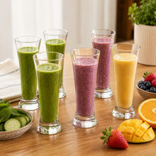 Clear Upright Glassware Set - 6 Piece