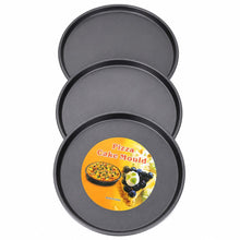 3-Piece Springform Cake Pan Set of 10.25", 11.5", 12.5" Round Baking Pans for Cheesecakes, Cakes & Pizza.