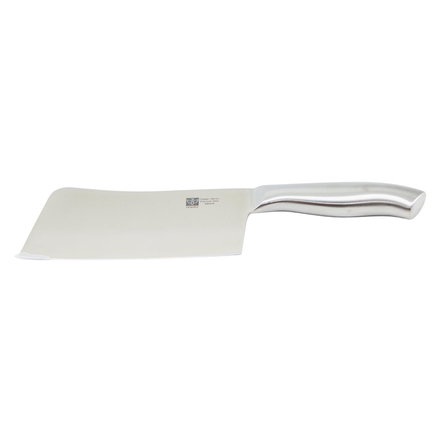 Alina Stainless Steel Knife Set with Wooden Block & Integrated Kitchen Shears