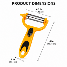Vegetable Peeler Tri Knife with Ergonomic Handle (Multiple Colors)