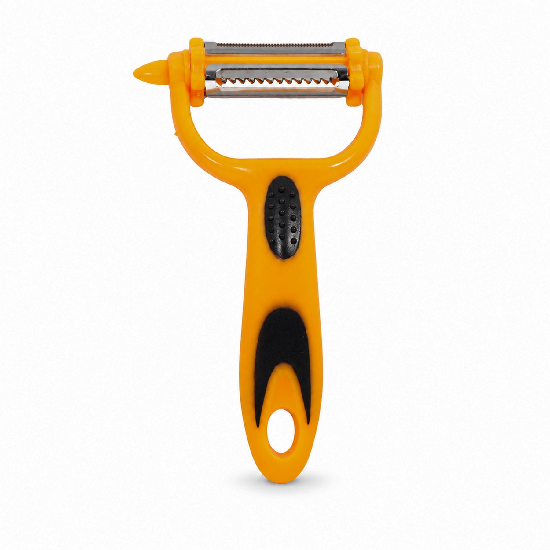 Vegetable Peeler Tri Knife with Ergonomic Handle (Multiple Colors)