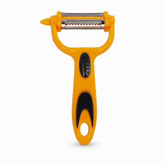Vegetable Peeler Tri Knife with Ergonomic Handle (Multiple Colors)