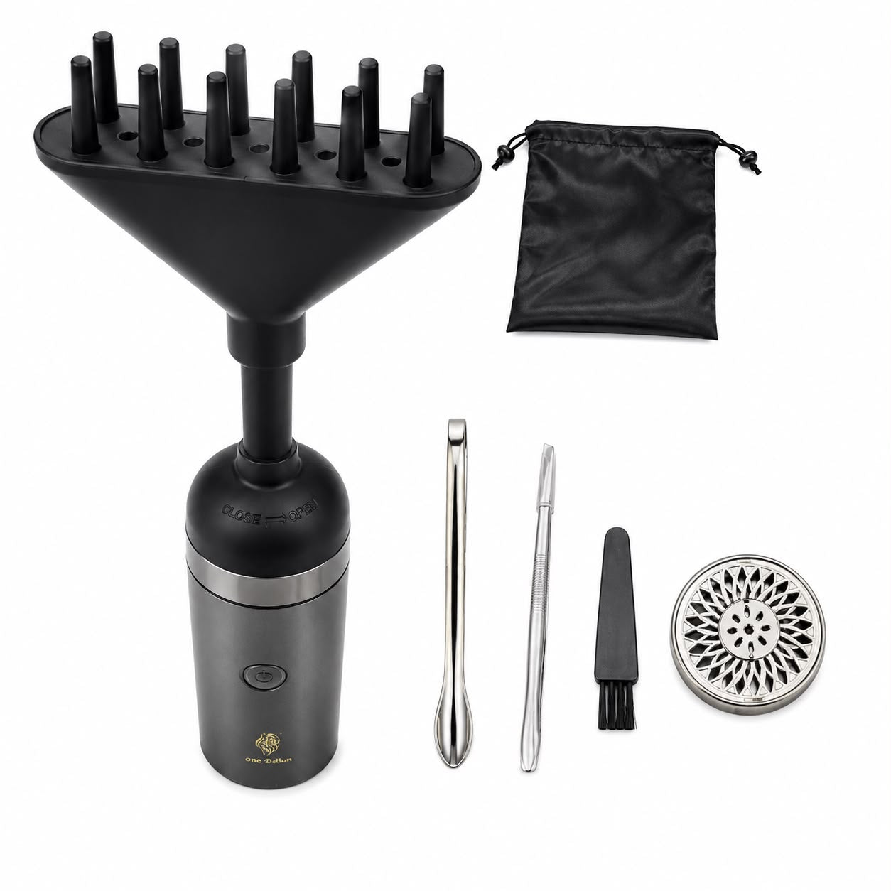 Electric Bakhoor Applicator for Hair and Clothes – Rechargeable Bukhoor Incense Diffuser with 360° Rotating Head