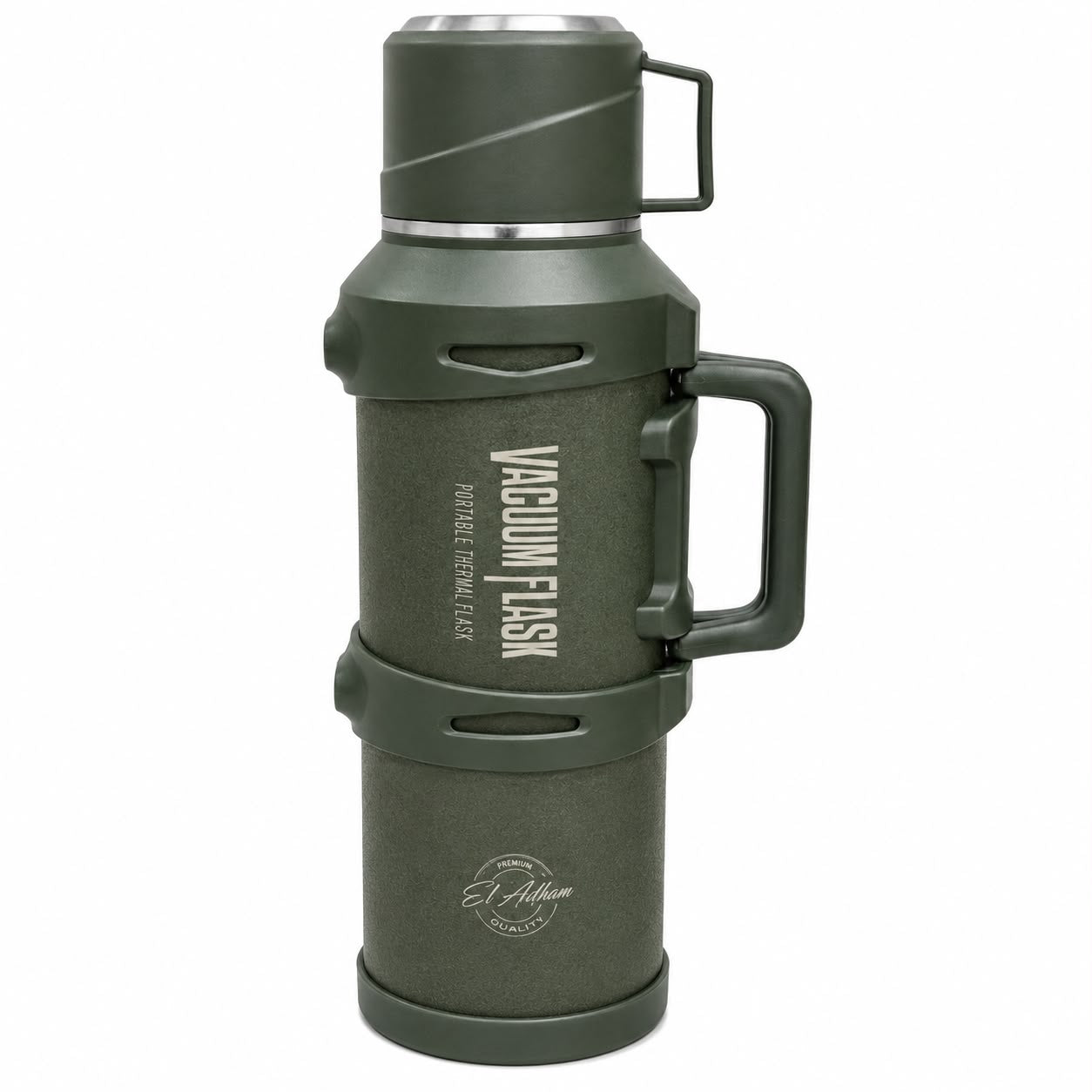 Intelligent Temperature Display Thermos Flask - 4000ML - Green