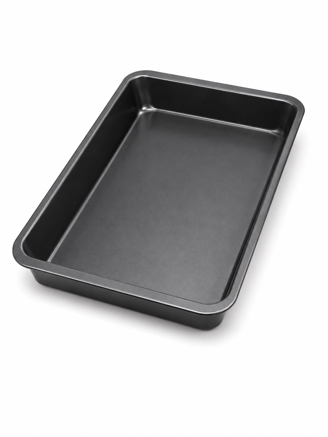 Rectangular Deep Baking Pan – Black Cake, Brownie & Roasting Pan with Raised Sides-XL
