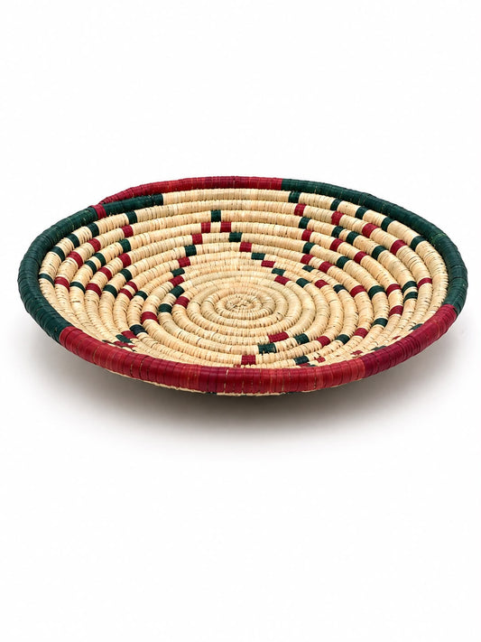 Traditional Woven Bread Basket 13" Azaf Medium
