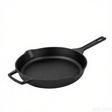 Triple-Layered Enamel Cast Iron Skillet - 10"