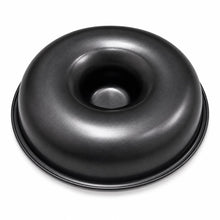 Round Tube Cake Pan – Smooth Ring Cake & Angel Food Baking Mold with Center Tube, Black