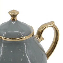 Elegant Tea Set - Complete 14-Piece Home Entertaining Set Gray & Gold