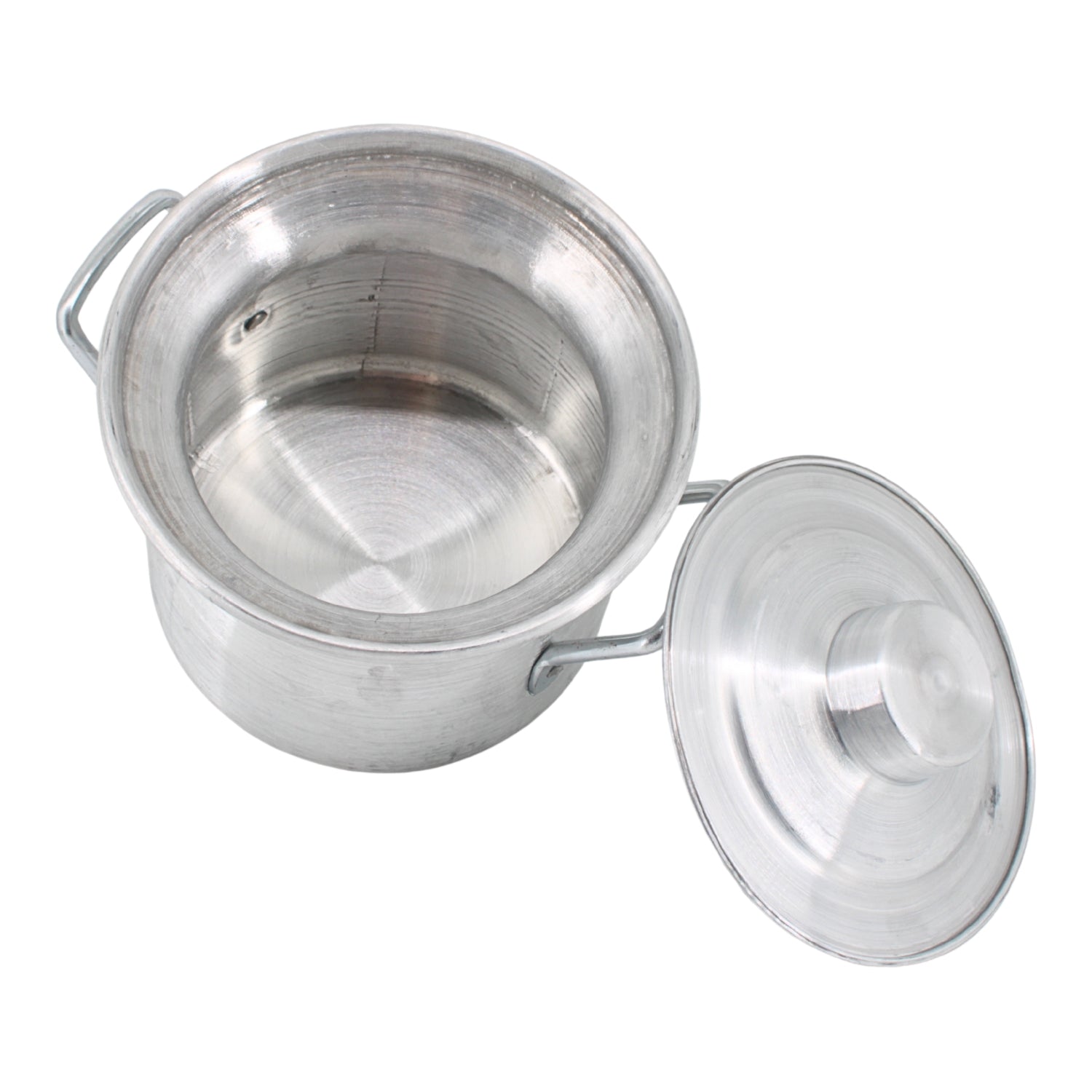Aluminum Broth Pot with Handles Large 9" x 7.25" | www.eladhamdist.com