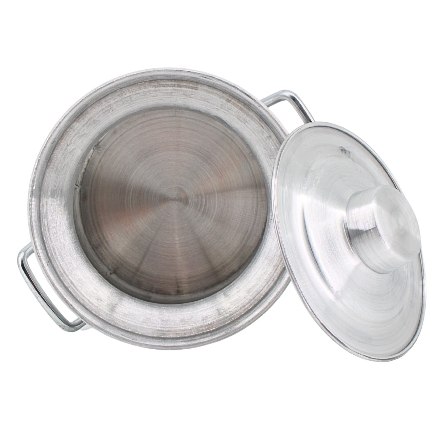 Aluminum Broth Pot with Handles Large 9" x 7.25" | www.eladhamdist.com