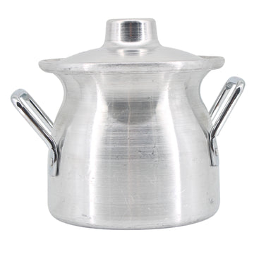 Aluminum Broth Pot with Handles Medium 7.75" x 6" | www.eladhamdist.com