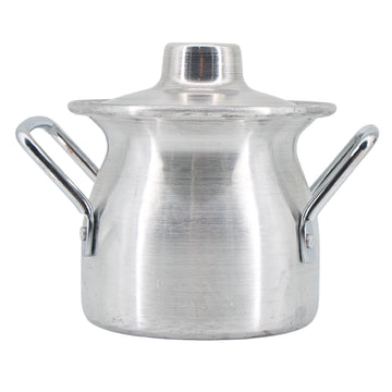 Aluminum Broth Pot with Handles Small 7.25" x 5.5"