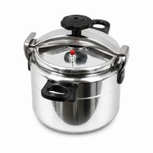 Heavy-Duty 7L Aluminum Pressure Cooker with Safety Lock Lid & Dual Handles