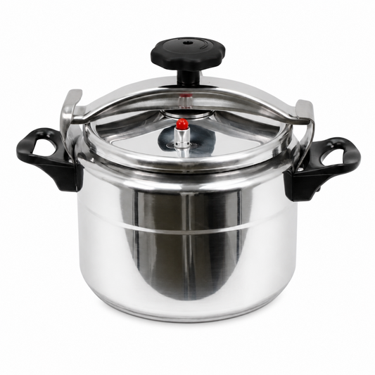 Heavy-Duty Aluminum Pressure Cooker with Safety Lock Lid - 7L