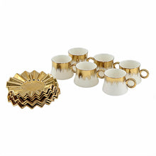 Modern Gold Drip Coffee Cup Set - 12 Piece