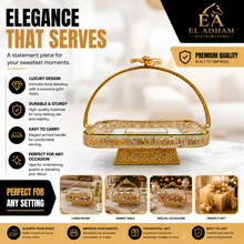 Luxury Gold Display Tray with Decarative Handle