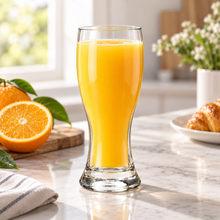 Clear Glass Tall Tumblers – 445mL Drinking Glasses, Set of 6