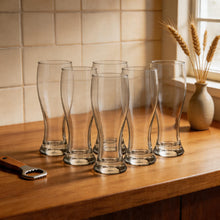 Clear Glass Tall Tumblers for Home & Dining - 445ML