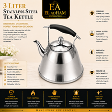 3 Liter Stainless Steel Tea Kettle