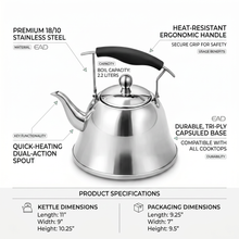 4 Liter Stainless Steel Tea Kettle