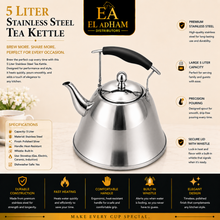 5 Liter Stainless Steel Tea Kettle