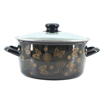 Dual Handle Fryer Pot with Steel Mesh & Lid 12" x 6" x 9" | www.eladhamdist.com