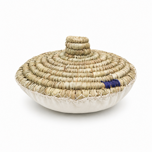 Medium Tandoor Bread Baking Pillow, 12-Inch Round Dough Pad with Center Grip