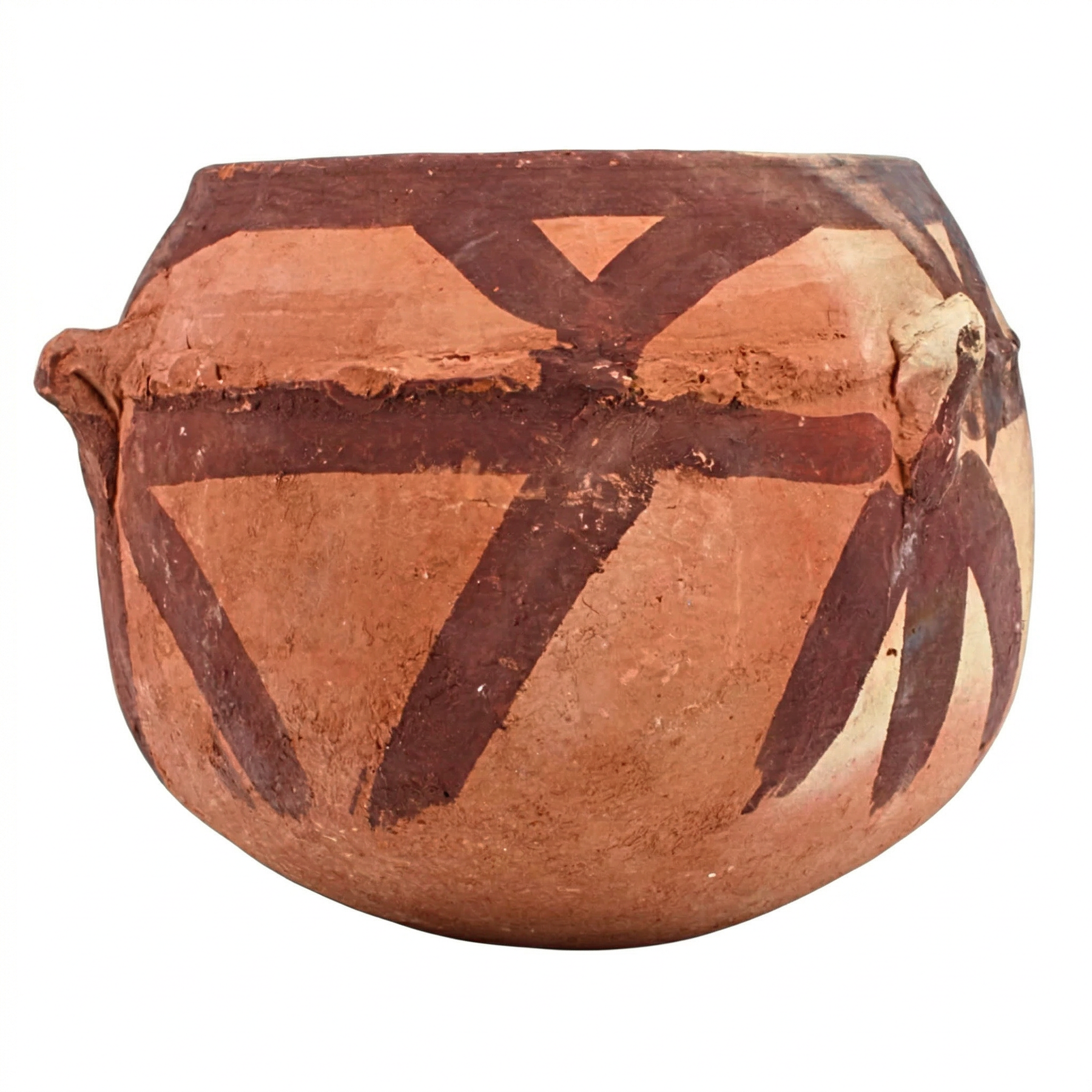 Authentic Yemeni Clay Pot- Traditional Hand Crafted Design (Ferni) 7.5" x 7.5"