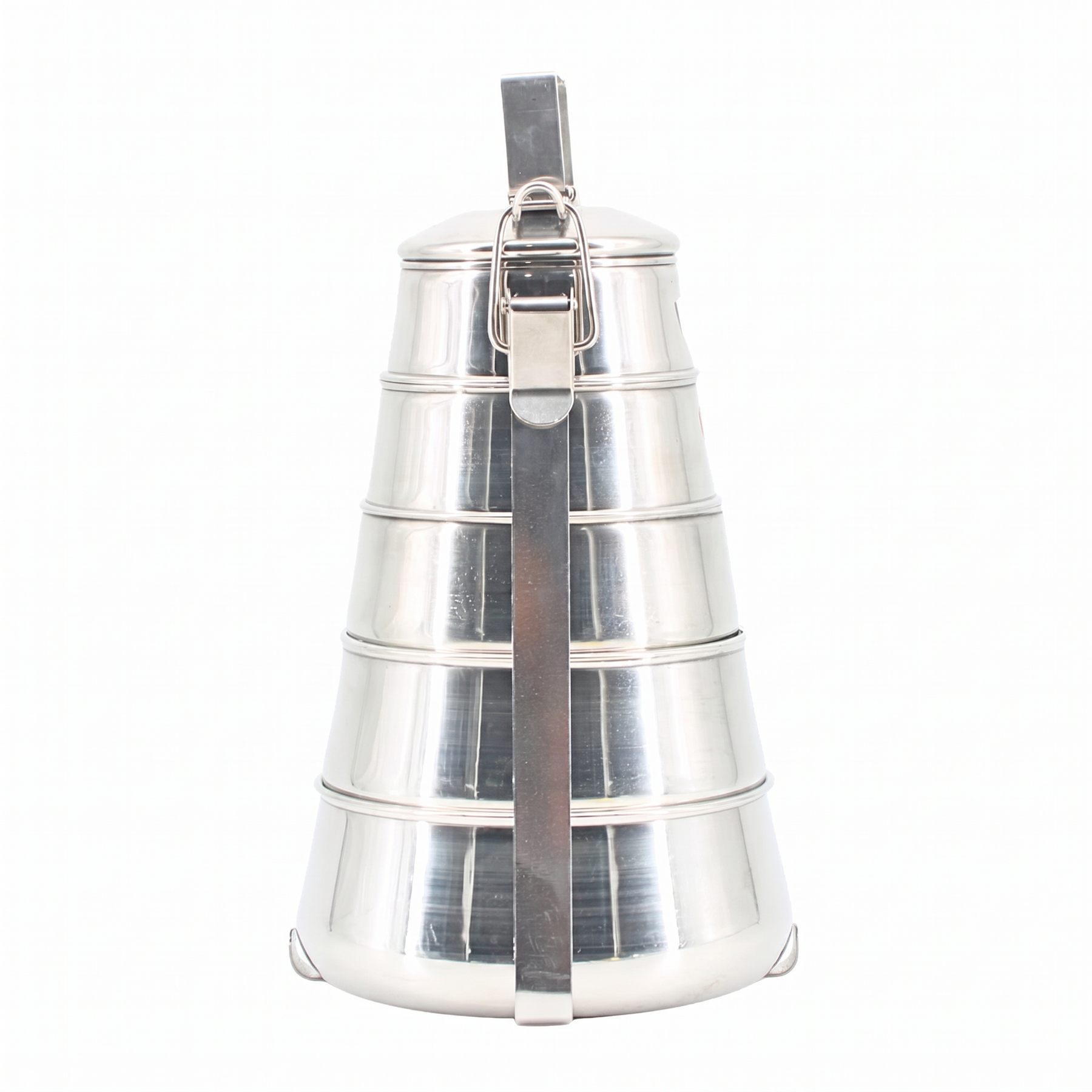 Five-Tier Stainless Steel Tiffin Pyramid Container