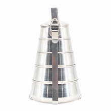 Five-Tier Stainless Steel Tiffin Pyramid Container