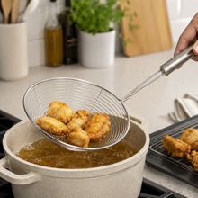 Stainless Steel Wire Mesh Skimmer Ladle 18CM (1PC)