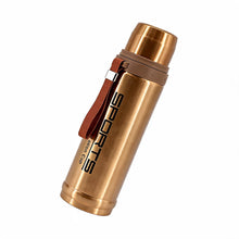 43 oz Stainless Steel Vacuum Insulated Sports Thermos Bottle with Carry Strap - Bronze