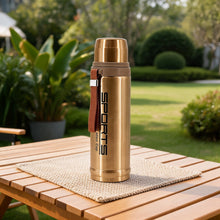 43 oz Stainless Steel Vacuum Insulated Sports Thermos Bottle with Carry Strap - Bronze