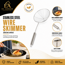 Stainless Steel Wire Mesh Skimmer Ladle 20CM (1PC)