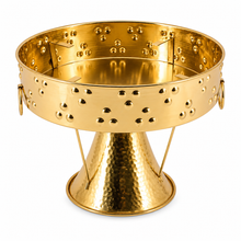 Stainless Steel Charcoal Stove-Charcoal Holder Gold