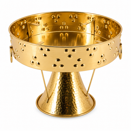 Stainless Steel Charcoal Stove-Charcoal Holder Gold