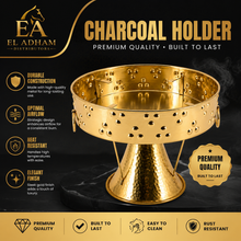 Stainless Steel Charcoal Stove-Charcoal Holder Gold
