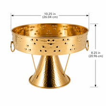 Stainless Steel Charcoal Stove-Charcoal Holder Gold