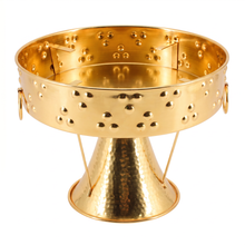 Stainless Steel Charcoal Stove-Charcoal Holder Gold