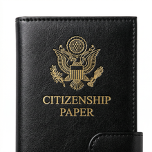US Citizenship Certificate Cover Tri Fold Holder