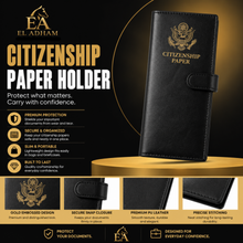 US Citizenship Certificate Cover Tri Fold Holder