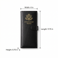 US Citizenship Certificate Cover Tri Fold Holder