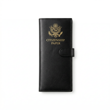 US Citizenship Certificate Cover Tri Fold Holder