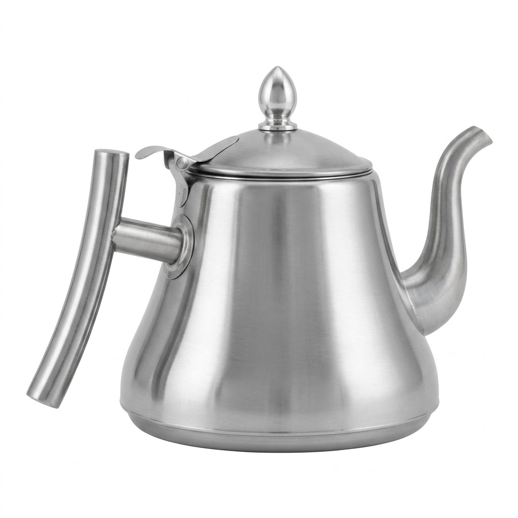 Stainless Steel Traditional Tea Kettle with Strainer 1.5L