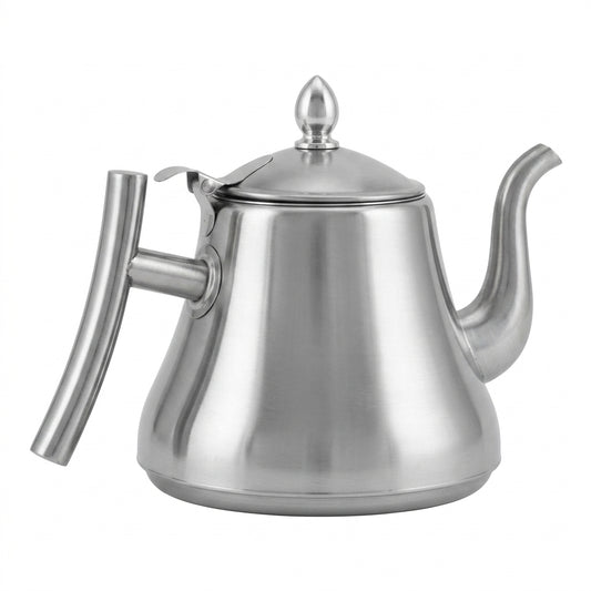 Stainless Steel Traditional Tea Kettle with Strainer 1.5L