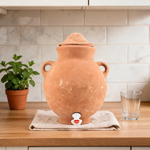 Traditional Clay Kooz with Cup 9.5" x 9" x 11.5"